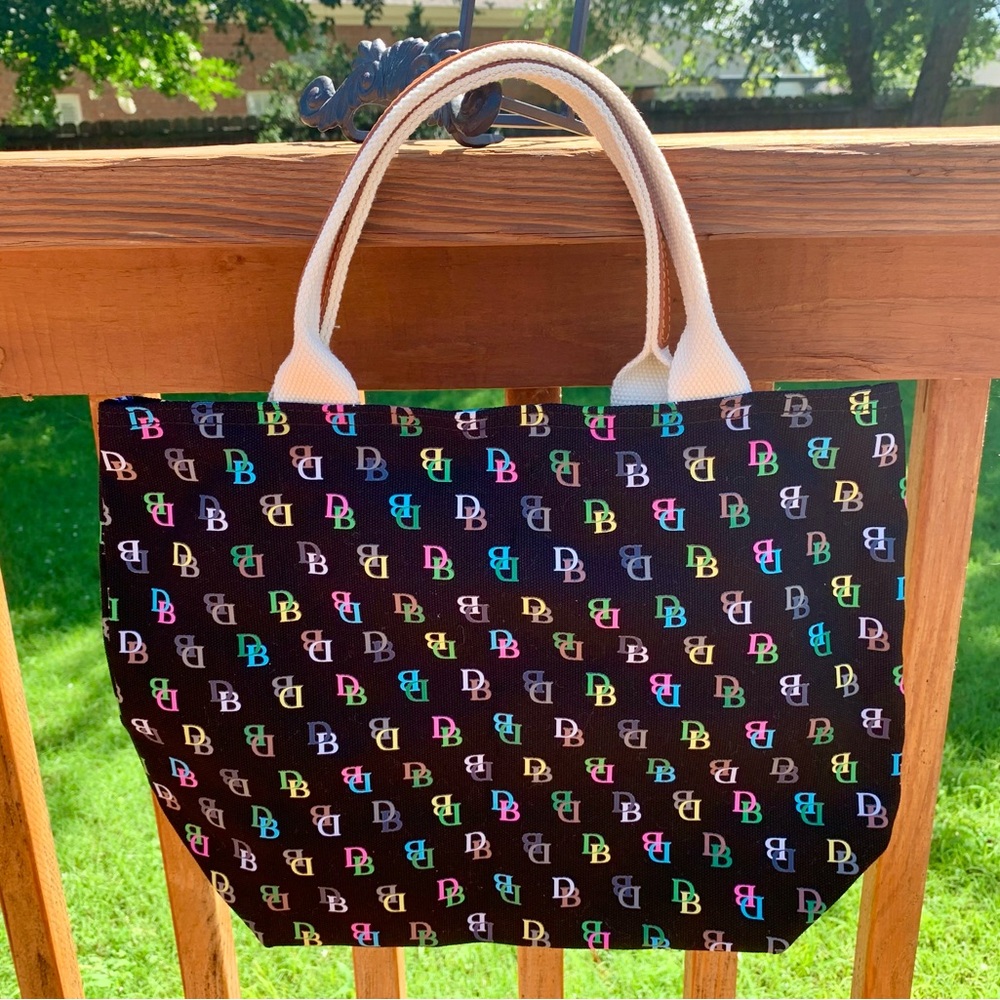 Dooney & Bourke Canvas small tote like new!